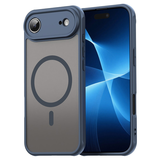 Techsuit - HaloFrost II MagSafe tok - iPhone 17 Air - Tengerészkék