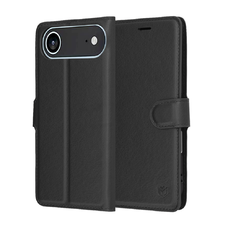 iPhone 17 Air - Techsuit - Bőrtok - Fekete tok