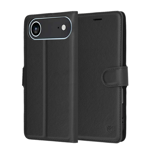 iPhone 17 Air - Techsuit - Bőrtok - Fekete tok iPhone 17 Air - Techsuit - Bőrtok - Fekete tok