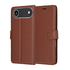 iPhone 17 Air - Techsuit bőr tok - Barna