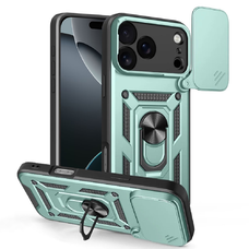 iPhone 17 Pro Max - CamShield Sorozat - Zöld Techsuit tok