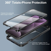 iPhone 17 Pro Max - Techsuit - ColorVerse 360 sorozat + képernyővédő - Kék tok - 2. kép