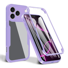 iPhone 17 Pro Max - Techsuit - ColorVerse 360 sorozat + Képernyővédő - Lila. tok