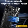 CamGuard Pro - Techsuit - Piros iPhone 17 Pro tok - 2. kép