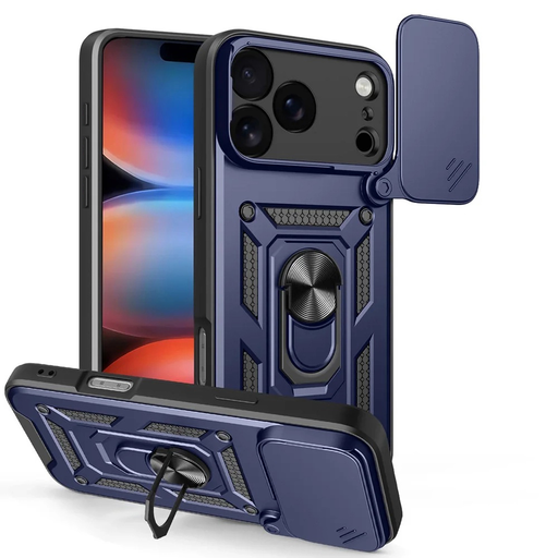 iPhone 17 Pro tok - Techsuit - CamShield Series - Kék iPhone 17 Pro tok - Techsuit - CamShield Series - Kék