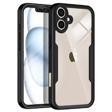 iPhone 17-hez való Techsuit - ColorVerse 360 Sorozat + Képernyővédő - Fekete. tok