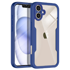 Techsuit - Képernyővédős ColorVerse 360 sorozat - iPhone 17 - Kék tok