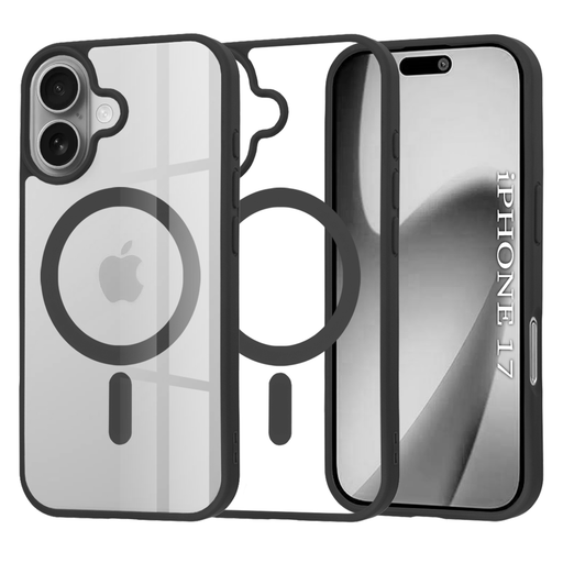 iPhone 17 MagSafe Pro tok - Techsuit - Fekete iPhone 17 MagSafe Pro tok - Techsuit - Fekete