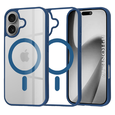iPhone 17 - Techsuit MagSafe Pro - Kék tok