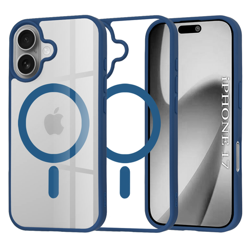 iPhone 17 - Techsuit MagSafe Pro - Kék tok iPhone 17 - Techsuit MagSafe Pro - Kék tok