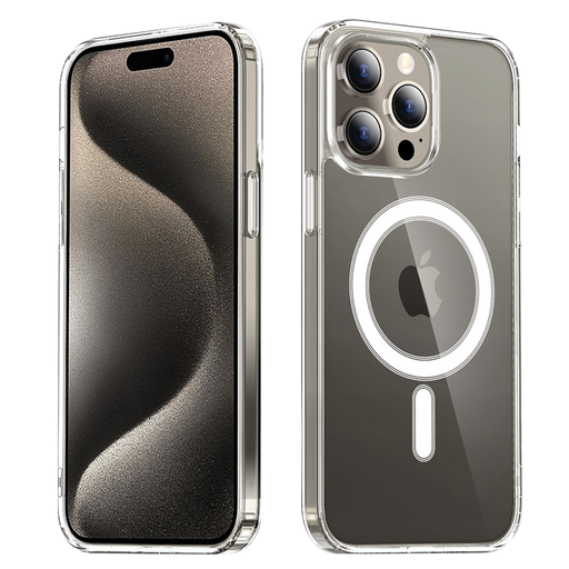 iPhone 15 Pro - Techsuit - MagSafe Pro - Átlátszó. tok