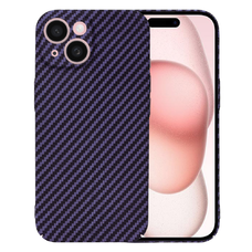 iPhone 15 tok - Techsuit - Carbonite FiberShell - Lila
