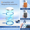 iPhone 15 - Techsuit - Luxus Kristály MagSafe - Mélykék tok - 3. kép