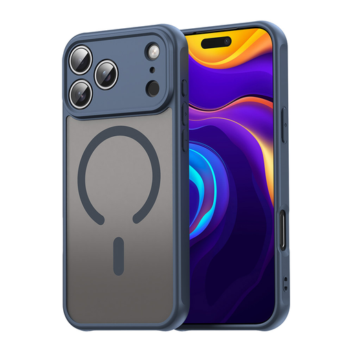iPhone 17 Pro Techsuit - HaloFrost II MagSafe tok - Sötétkék