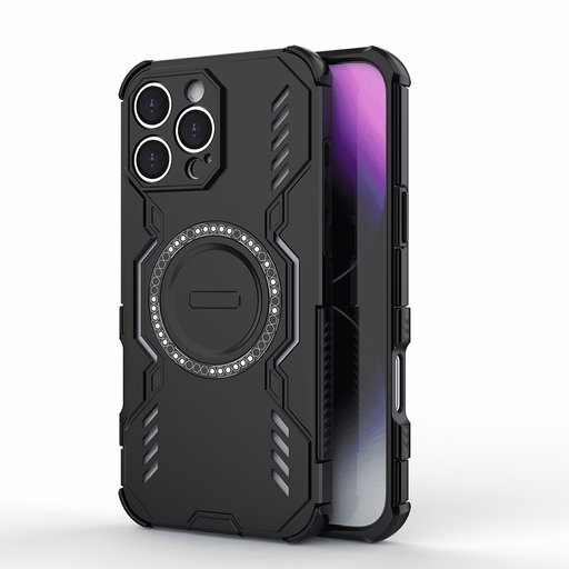 iPhone 16 Pro - Techsuit - ArmorMag tok - Fekete.