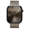 Apple Watch S10 Cellular 46mm Natural Titanium Case Natural Milanese Loop - S/M okosóra - 1. kép