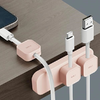 Uniq Pod Mag magnetic cable organizer + base dark gray/charcoal dark gray - 1. kép
