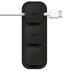 Uniq Pod Mag magnetic cable organizer + base dark gray/charcoal dark gray