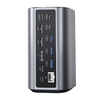 BlitzWolf BW-TH15 17 az 1-ben dokkolóállomás 2xHD+DP+4xC+3xUSB 3.0+USB 3.1+C 3.2+C PD+RJ45+micro SD+SD+3.5mm audio  - 4. kép