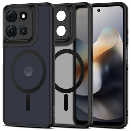 Tech-protect Magmat Magsafe Motorola Moto G56 5G Matt Fekete tok Tech-protect Magmat Magsafe Motorola Moto G56 5G Matt Fekete tok