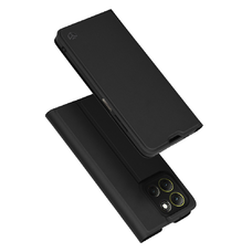 Techsuit - Magskin Könyv Tok - Motorola Moto G86 - Fekete tok
