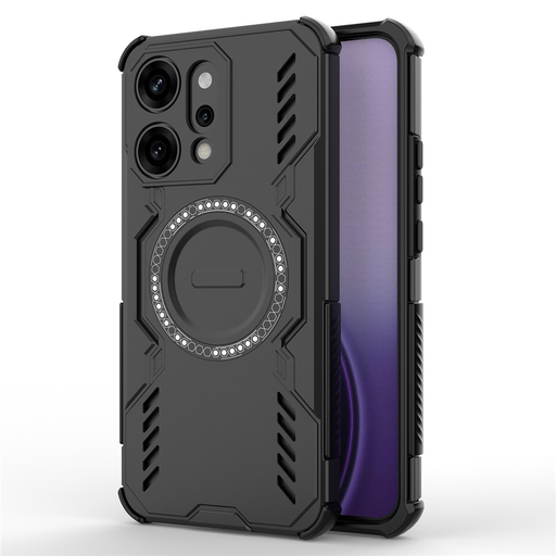 Oppo Reno14 Pro - ArmorMag tok - Fekete (Techsuit)
