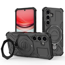 Samsung Galaxy S25 - Techsuit - Carbon Shield PRO - Fekete. tok