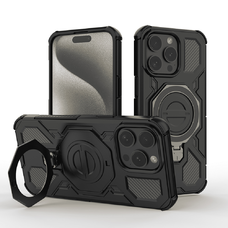 iPhone 15 Pro - Techsuit - Carbon Shield PRO - Fekete. tok
