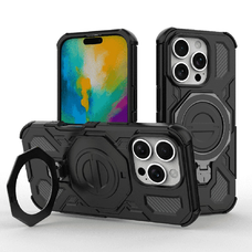 iPhone 16 Pro - Techsuit - Carbon Shield PRO - Fekete tok