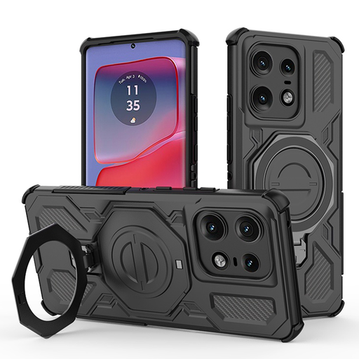 Motorola Edge 50 Pro - Techsuit - Carbon Shield PRO - Fekete tok Motorola Edge 50 Pro - Techsuit - Carbon Shield PRO - Fekete tok