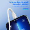 JELLICO kábel B9 Micro USB 3.1A 1M Fehér - 3. kép