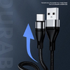 JELLICO kábel B16 USB-C 3.1A 1M Fekete - 2. kép