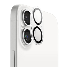 ANANK - Kamera Védő - iPhone 16 / iPhone 16 Plus - Átlátszó/Fekete üvegfólia