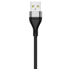 JELLICO kábel B16 Lightning 3.1A 1M Fekete - 2. kép