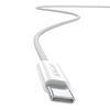 JELLICO kábel IP15 USB-C - USB-C PD 60W 1M Fehér - 1. kép