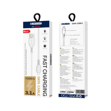 JELLICO kábel KDS-30 Micro USB 3.1A 1M Fehér