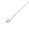 MOONX hálózati töltő MC02 2.4A 12W 2xUSB + USB-C kábel Fehér - 3. kép