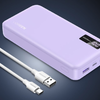 Ugreen PB312 20000mAh Powerbank, 2x USB + USB-C, 20W (Lila) - 0. kép