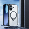 Dux Ducis Aimo Mag telefontok mágneses gyűrűvel és állvánnyal iPhone 17-hez – Fekete - 1. kép