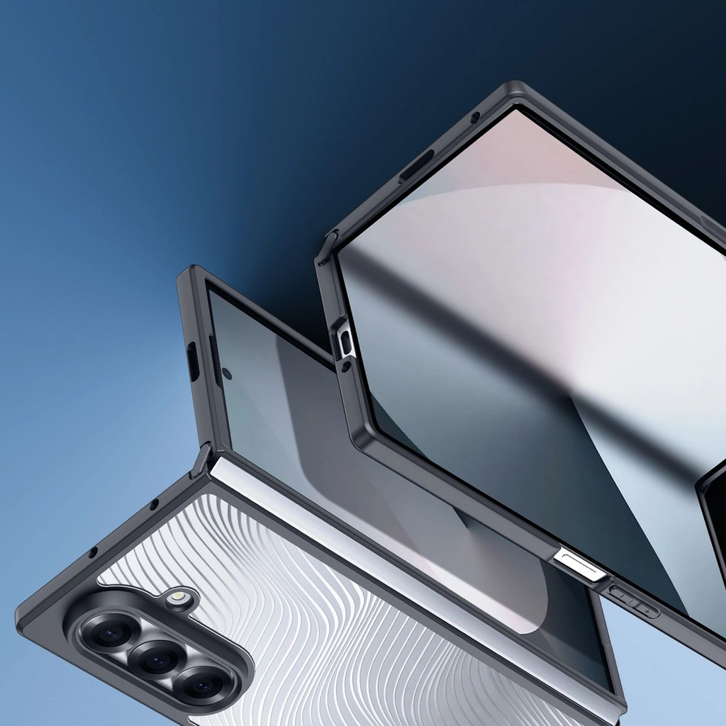  Samsung Galaxy Z Fold7 fekete Dux Ducis Aimo fliptok - 9