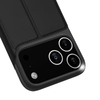 Dux Ducis Skin Pro tok iPhone 17 Pro Max fliptok kártyatartóval - Fekete - 3. kép