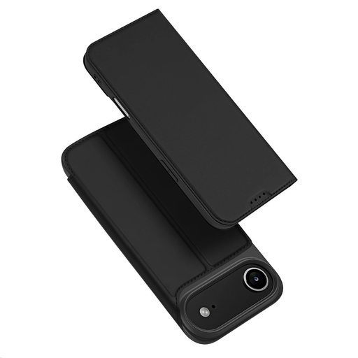 Dux Ducis Skin Pro iPhone 17 Air tok fliptok és kártyatartóval - Fekete tok