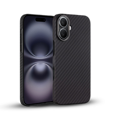 iPhone 16 - Techsuit - Aramid szálas MagSafe tok - Fekete