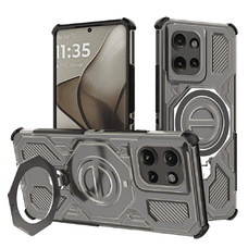 Motorola Edge 50 - Techsuit - Carbon Shield PRO - Füstfekete tok