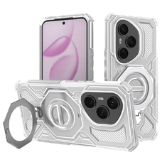 Techsuit - Carbon Shield PRO - Honor 400 Pro - Fehér Átlátszó. (Telefonvédő tok)
