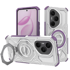 Techsuit - Carbon Shield PRO - Honor 400 Pro - Lila Átlátszó Védőtok tok