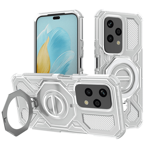 Techsuit - Carbon Shield PRO - Honor 200 Lite - Fehér Átlátszó Telefontok. tok