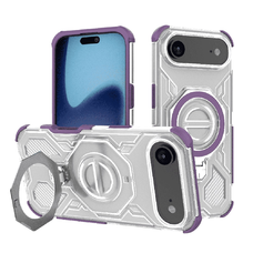 iPhone 17 Air - Techsuit - Carbon Shield PRO - Lila Átlátszó tok