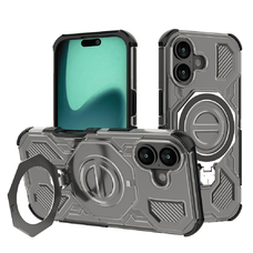 iPhone 17 - Techsuit - Carbon Shield PRO - Füstfekete tok