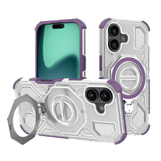 iPhone 17 Techsuit - Carbon Shield PRO - Lila Átlátszó. tok